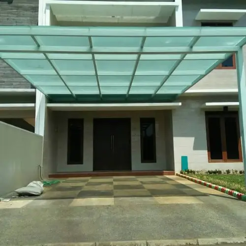 Kanopi Kaca Tempered 10mm di  cileungsi