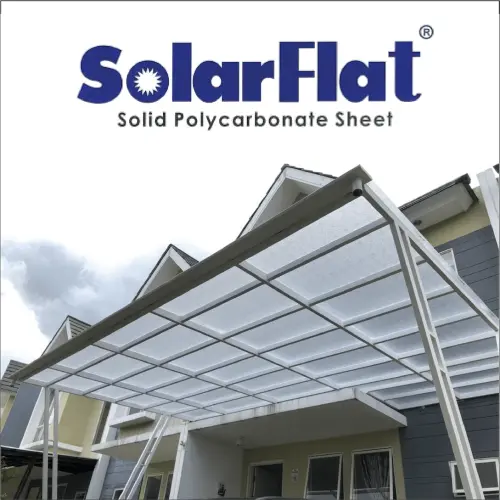 Kanopi Solarflat 3 mm  cileungsi